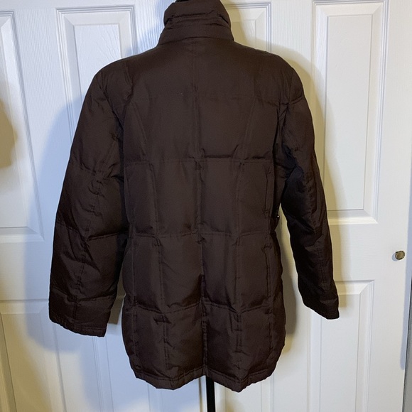 Vintage Faded Glory Brown Long Puff Coat - Picture 7 of 11